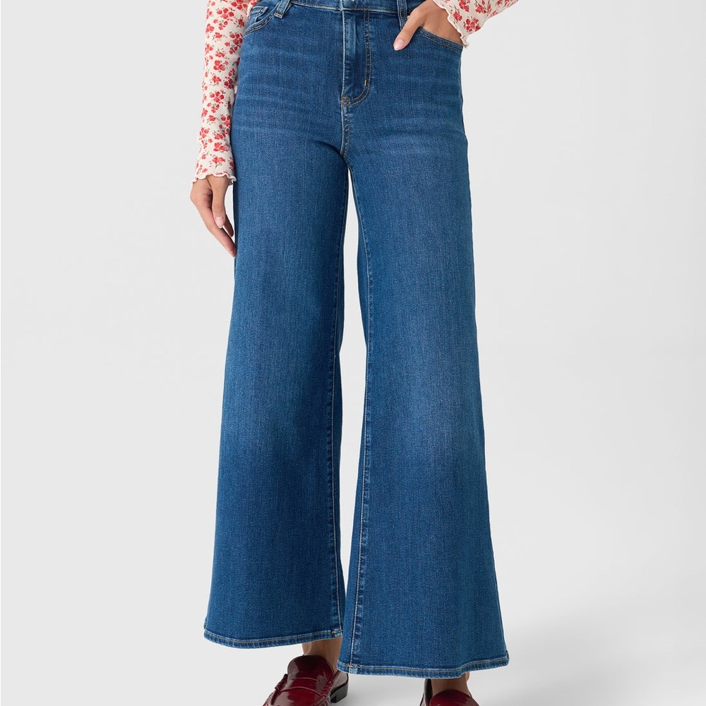 Frame Denim Le Palazzo Crop Jeans